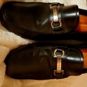 Salvatore Ferragamo brown driving shoes